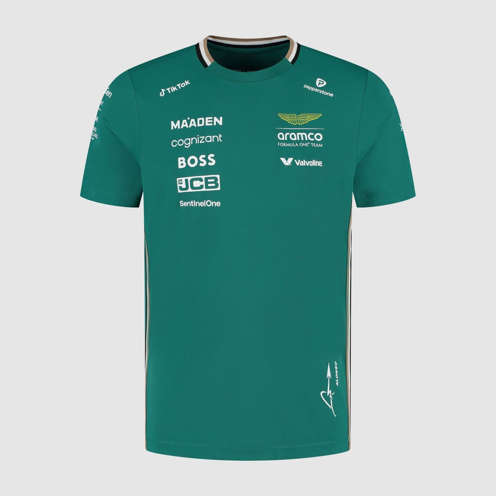 Aston Martin F1 Fernando Alonso Men's Driver T-Shirt | 2025