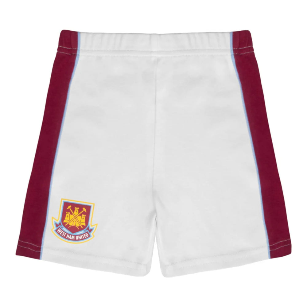 West Ham United FC Baby Retro 2000 T-Shirt & Shorts Set | 2025/26