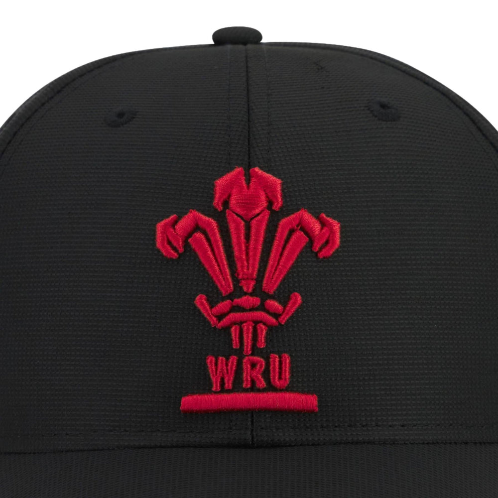 Macron Wales Rugby Baseball Cap | Black | 2025/26 | Adult