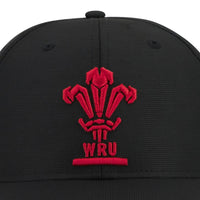 Macron Wales Rugby Baseball Cap | Black | 2025/26 | Adult