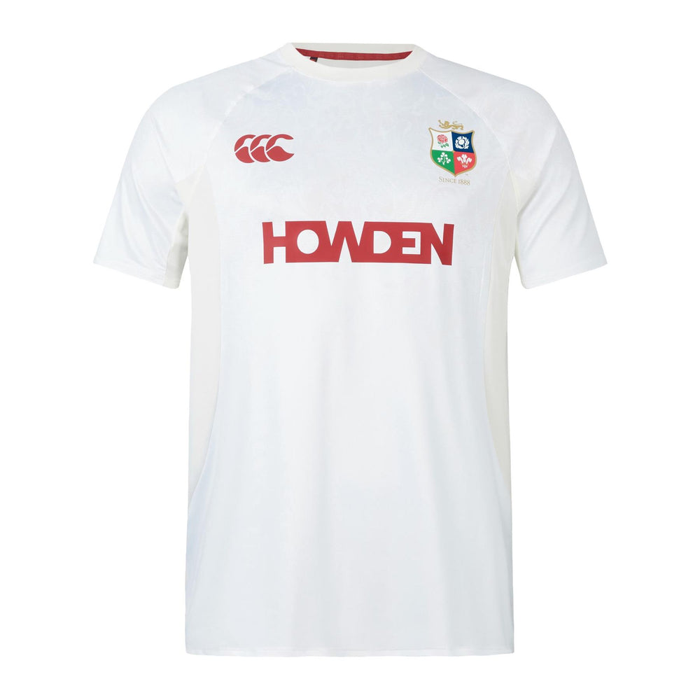 Canterbury British & Irish Lions Rugby Mens Superlight T-Shirt | Cream | 2025