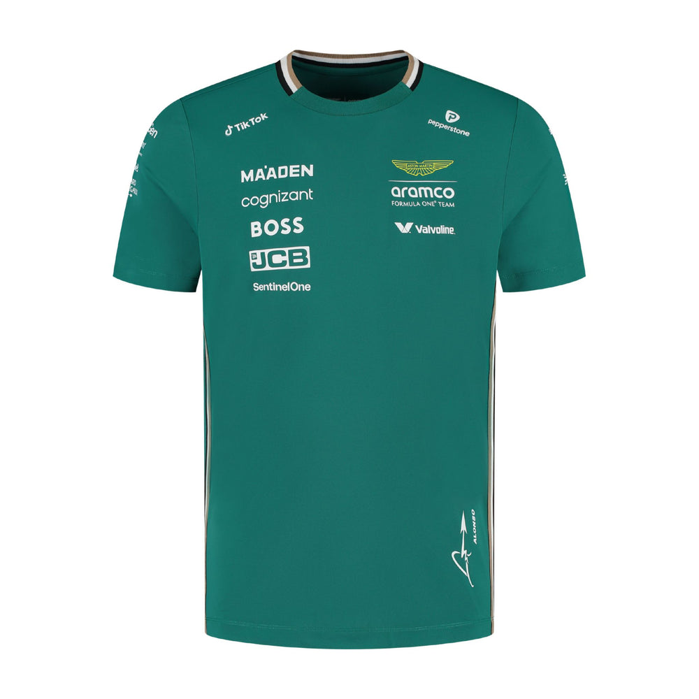 Aston Martin F1 Fernando Alonso Men's Driver T-Shirt | 2025