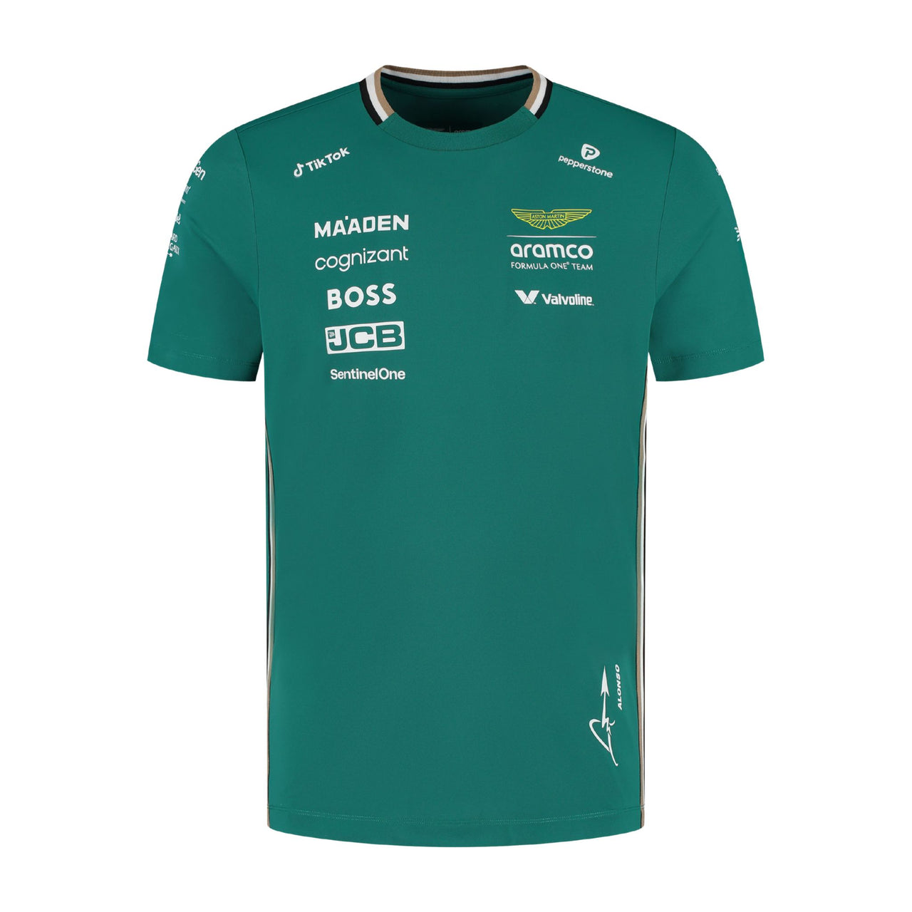 Aston Martin F1 Fernando Alonso Men's Driver T-Shirt | 2025
