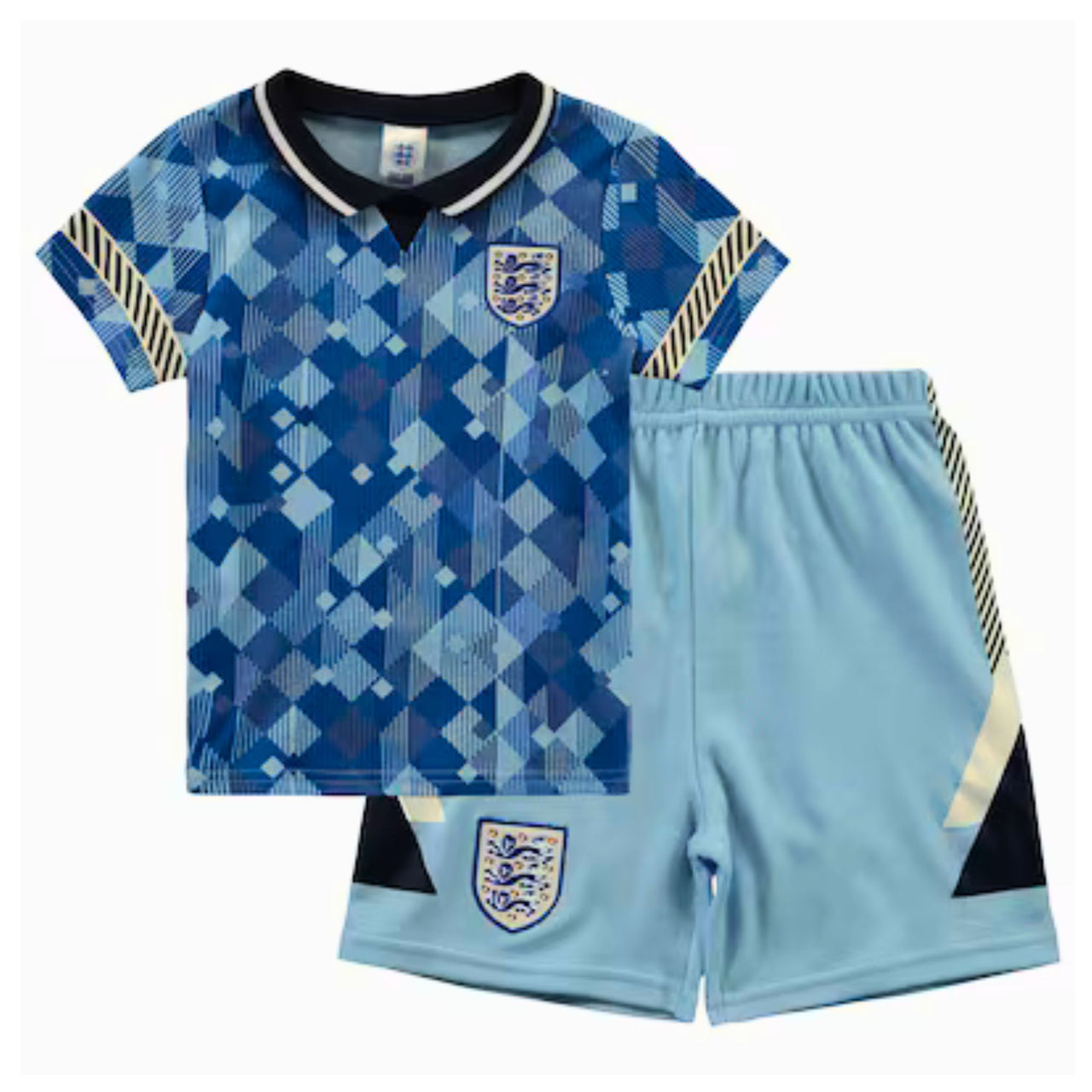 England Football 1990 Retro Third Kit Baby T-Shirt & Shorts Set