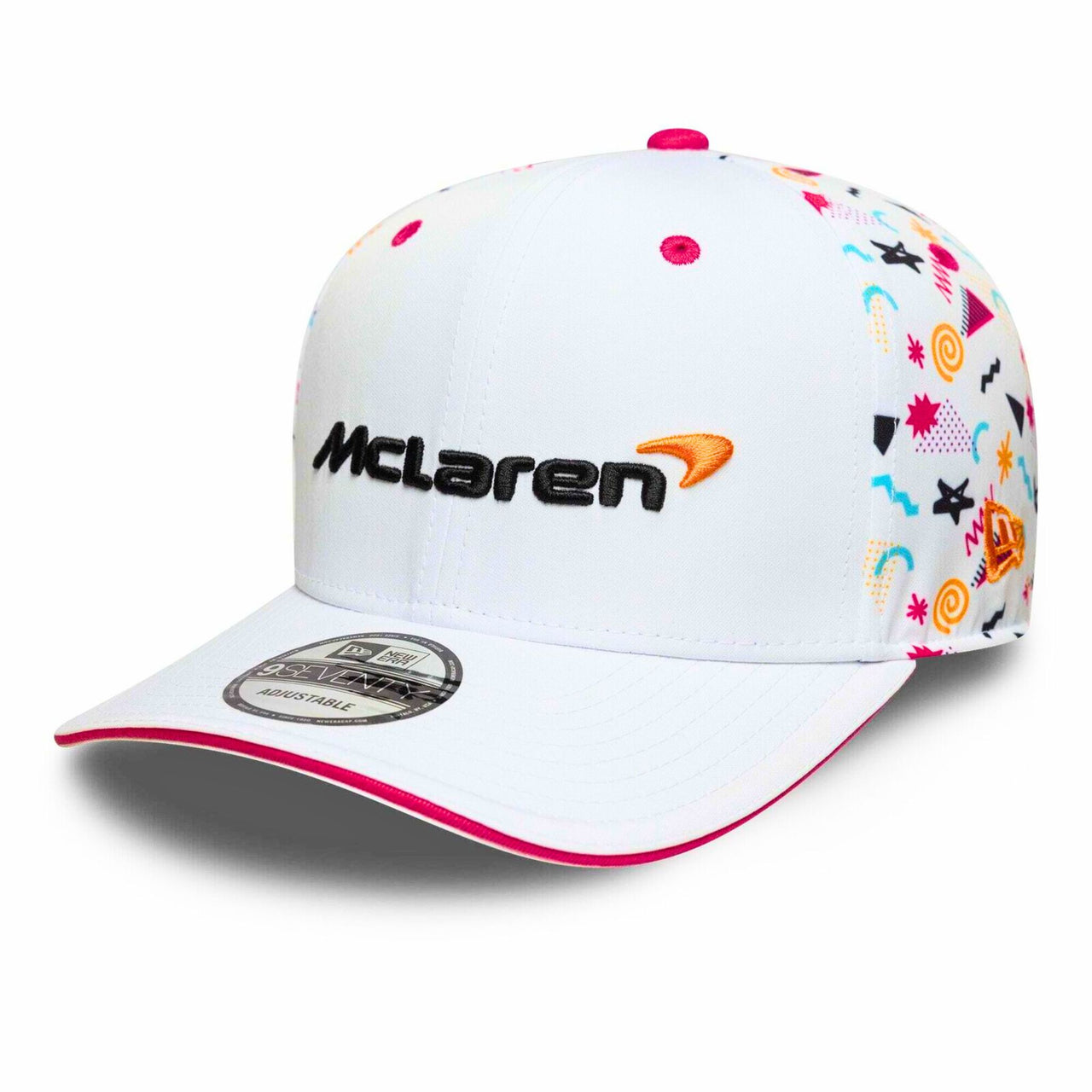 McLaren F1 9SEVENTY Miami GP Special Edition Baseball Cap | New Era | White | 2025