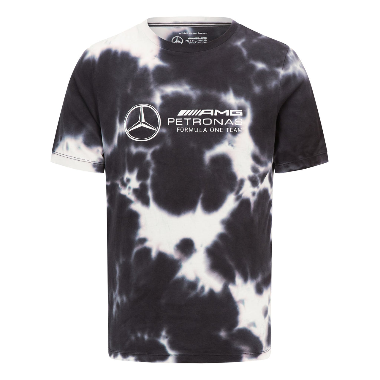 Mercedes AMG Petronas F1 Womens Tie Dye T-Shirt | Grey | 2023