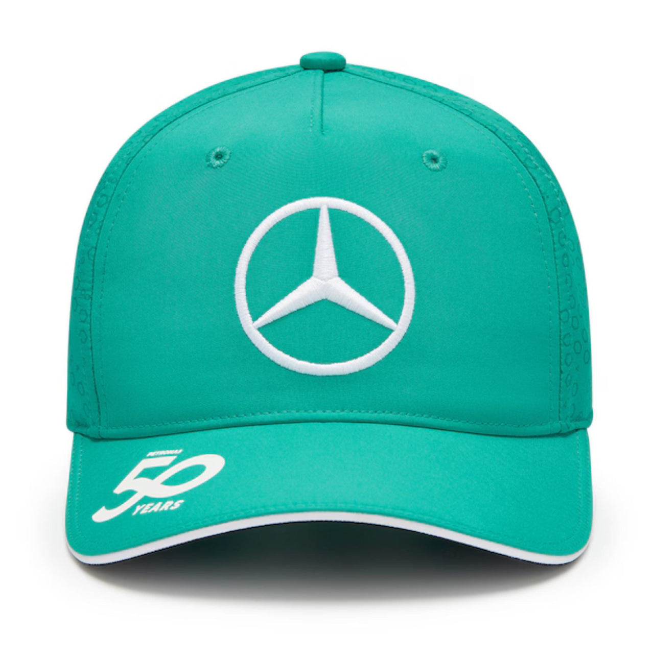 Mercedes AMG Petronas Team F1 50 Years Baseball Cap | Petronas Green | Adult | 2024