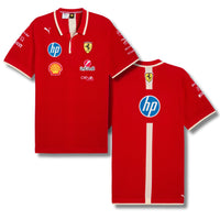 Scuderia Ferrari F1 Puma Men's China GP Special Edition Knitted Team Polo Shirt | 2025