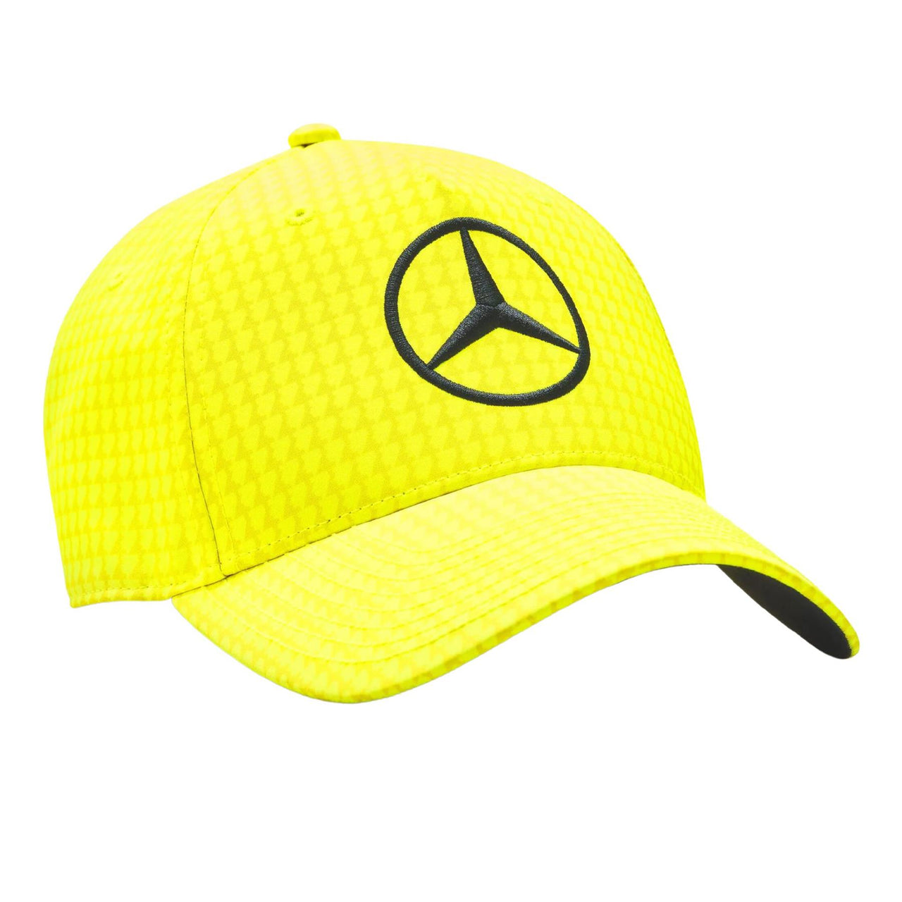 Mercedes AMG Petronas F1 Lewis Hamilton Driver Cap | Neon Yellow | Adult | 2023