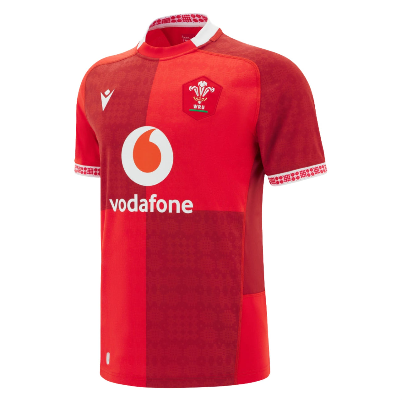 Macron Wales Rugby Junior Home Replica Shirt | Red | 2025/26 (Introductory Offer 10% Off)