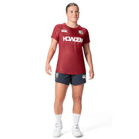 Canterbury British & Irish Lions Rugby Womens Superlight T-Shirt | Red Dahlia | 2025