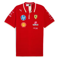Scuderia Ferrari F1 Puma Men's China GP Special Edition Knitted Team Polo Shirt | 2025