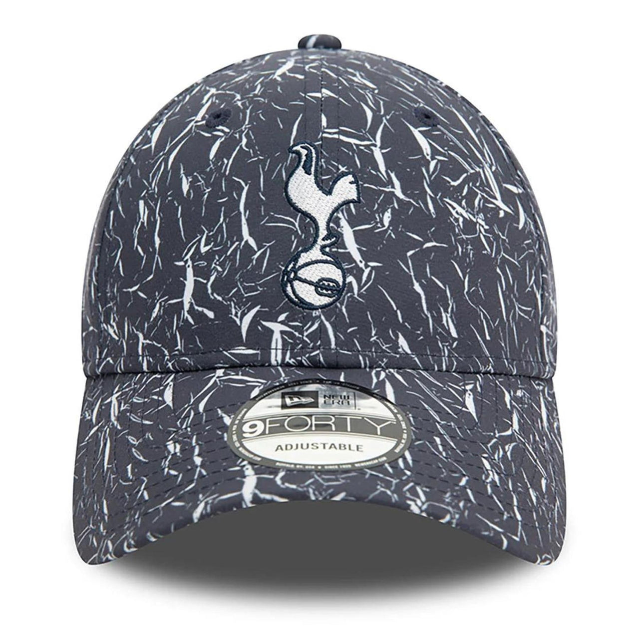 Tottenham Hotspur FC New Era Crinkle AOP 9Forty Baseball Cap | Light Navy | 2024