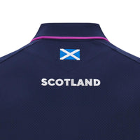 Macron Scotland Rugby Travel Polo Shirt | Navy | 2025/26