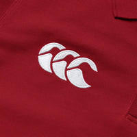 Canterbury British & Irish Lions Rugby Mens Pique Polo Shirt | Red | 2025