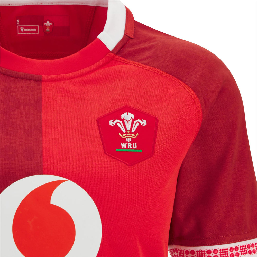 Macron Wales Rugby Womens Home Replica Shirt | Red | 2025/26