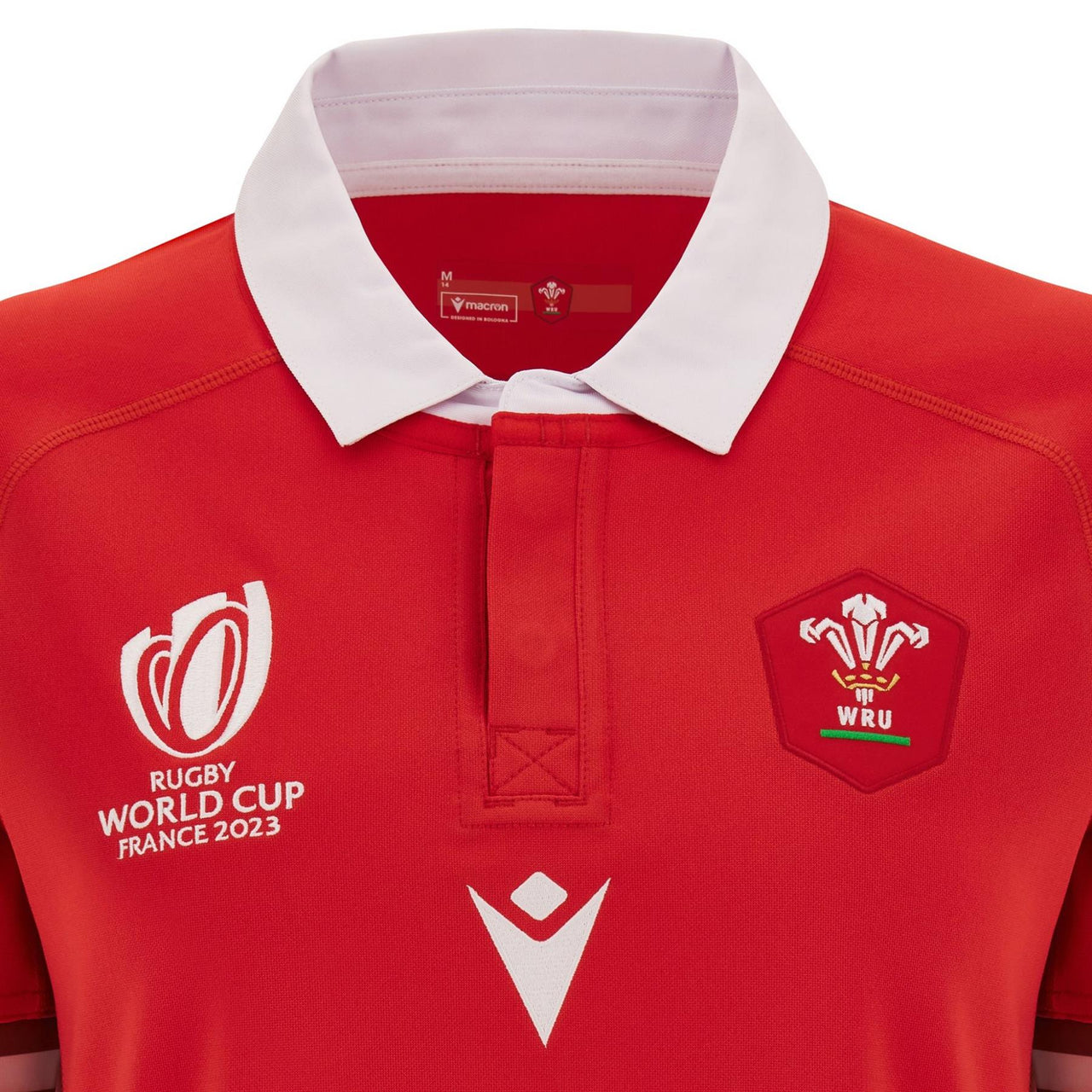 Macron Wales Rugby World Cup 2023 Womens Home Replica Shirt