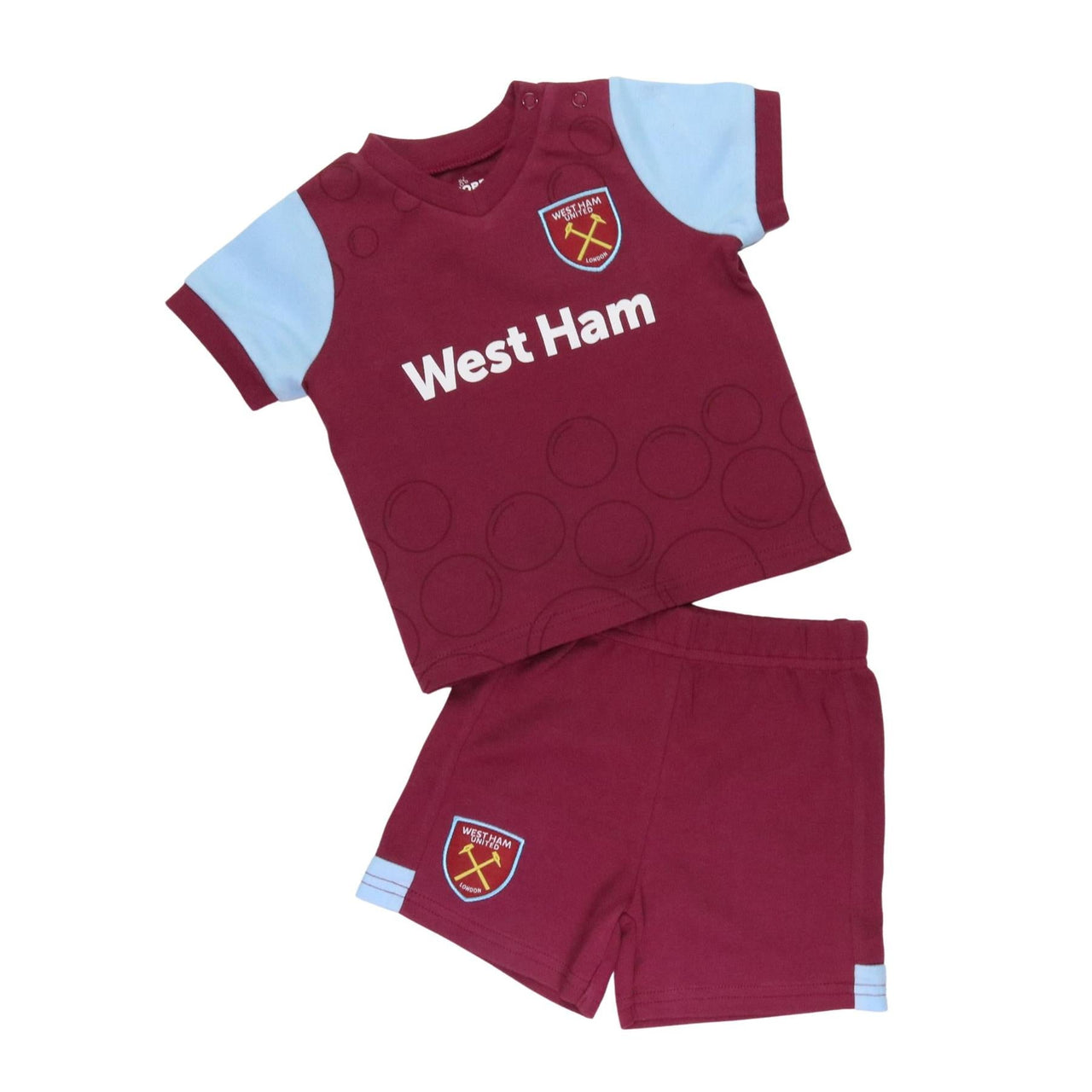 West Ham United FC Baby Kit T-Shirt & Shorts Set | 2023/24