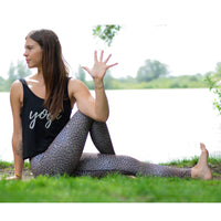 Blossom Yoga Cool For Cats Animal Print Leggings