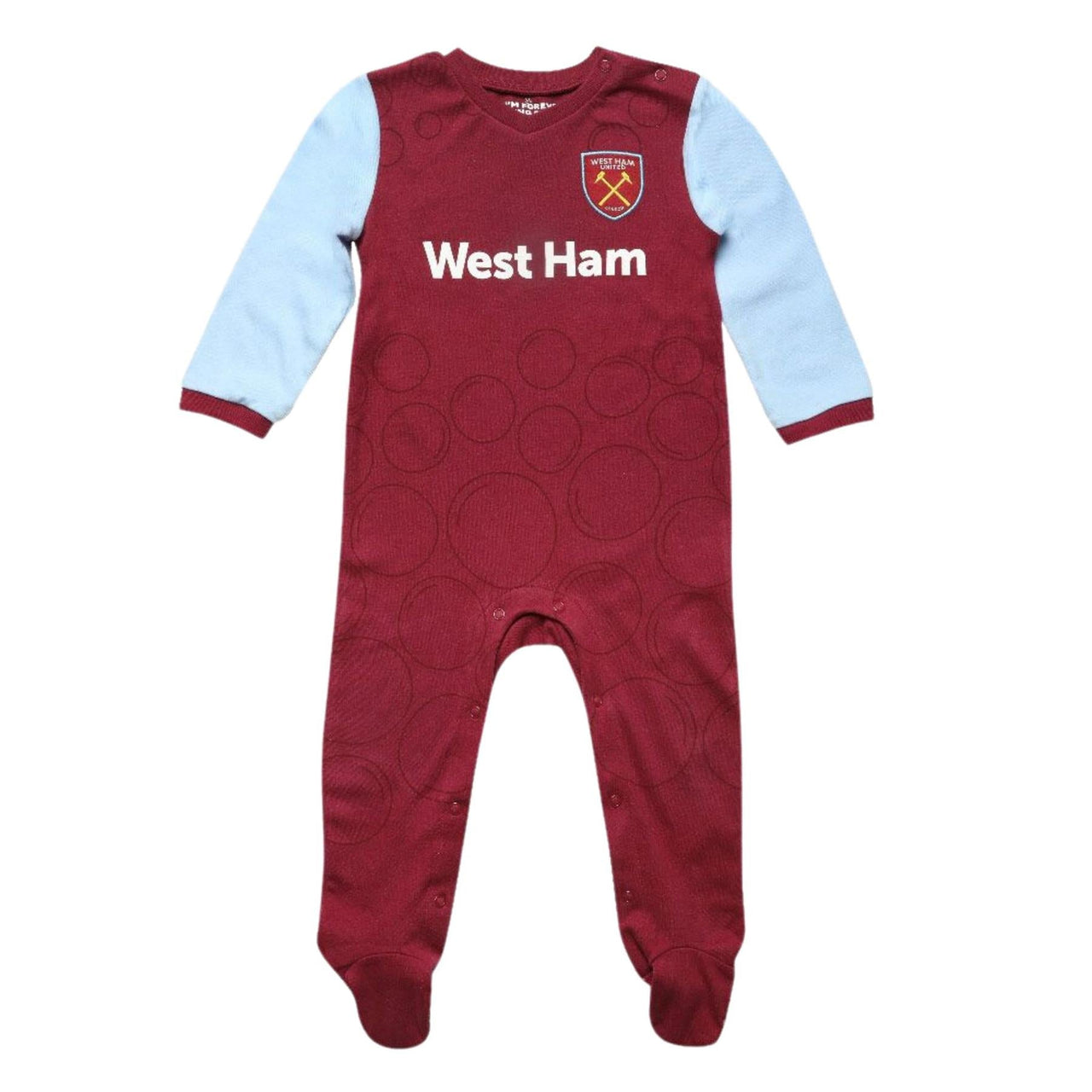 West Ham United FC Baby Kit Sleepsuit | 2023/24