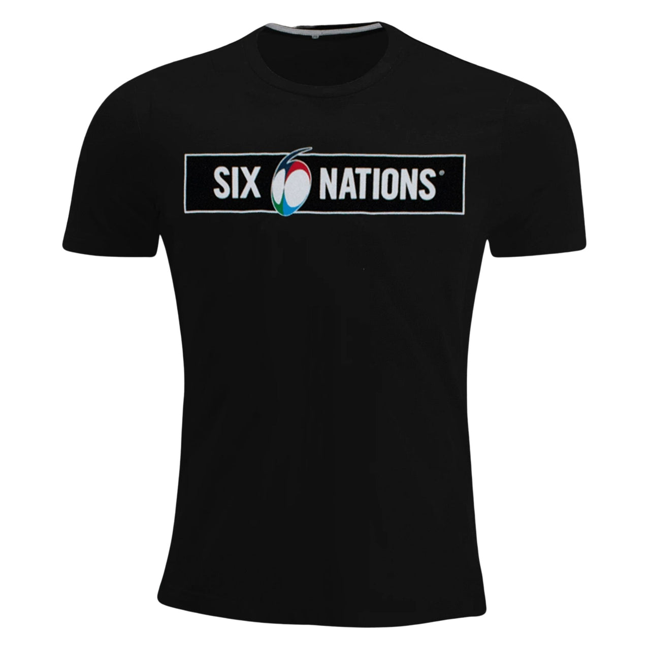 Guinness 6 Nations Rugby Kids Large Logo T-Shirt | Black