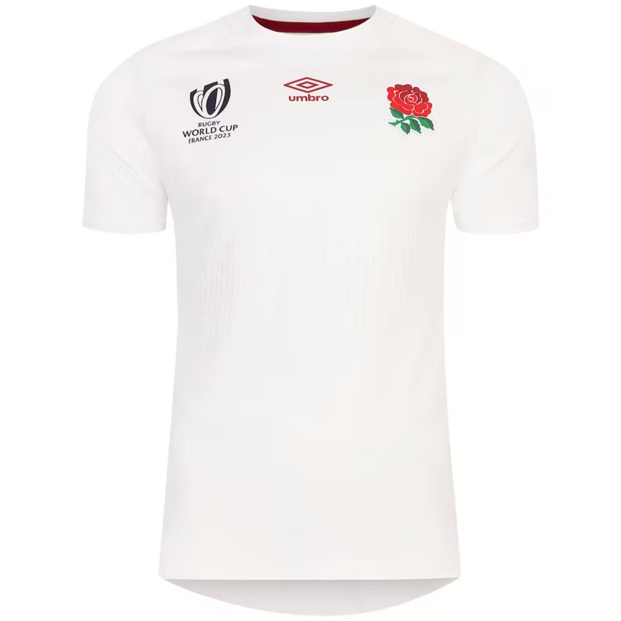 Umbro England Rugby World Cup 2023 Mens Replica Home Shirt | White