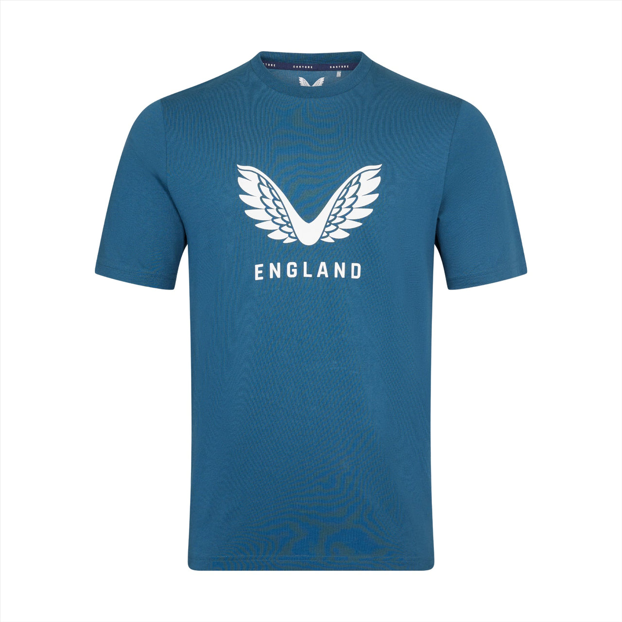 England Cricket Men's Training Cotton T-Shirt | Blue | 2023