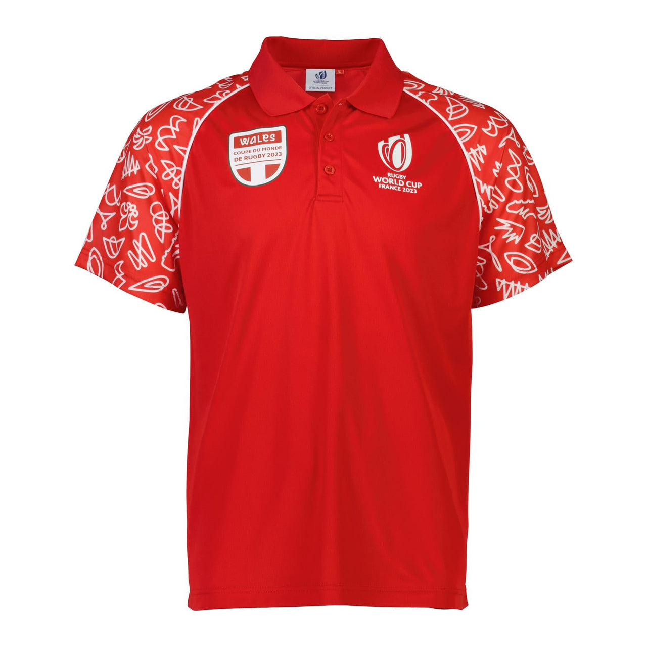 Wales Rugby World Cup 2023 Men's Polo Shirt