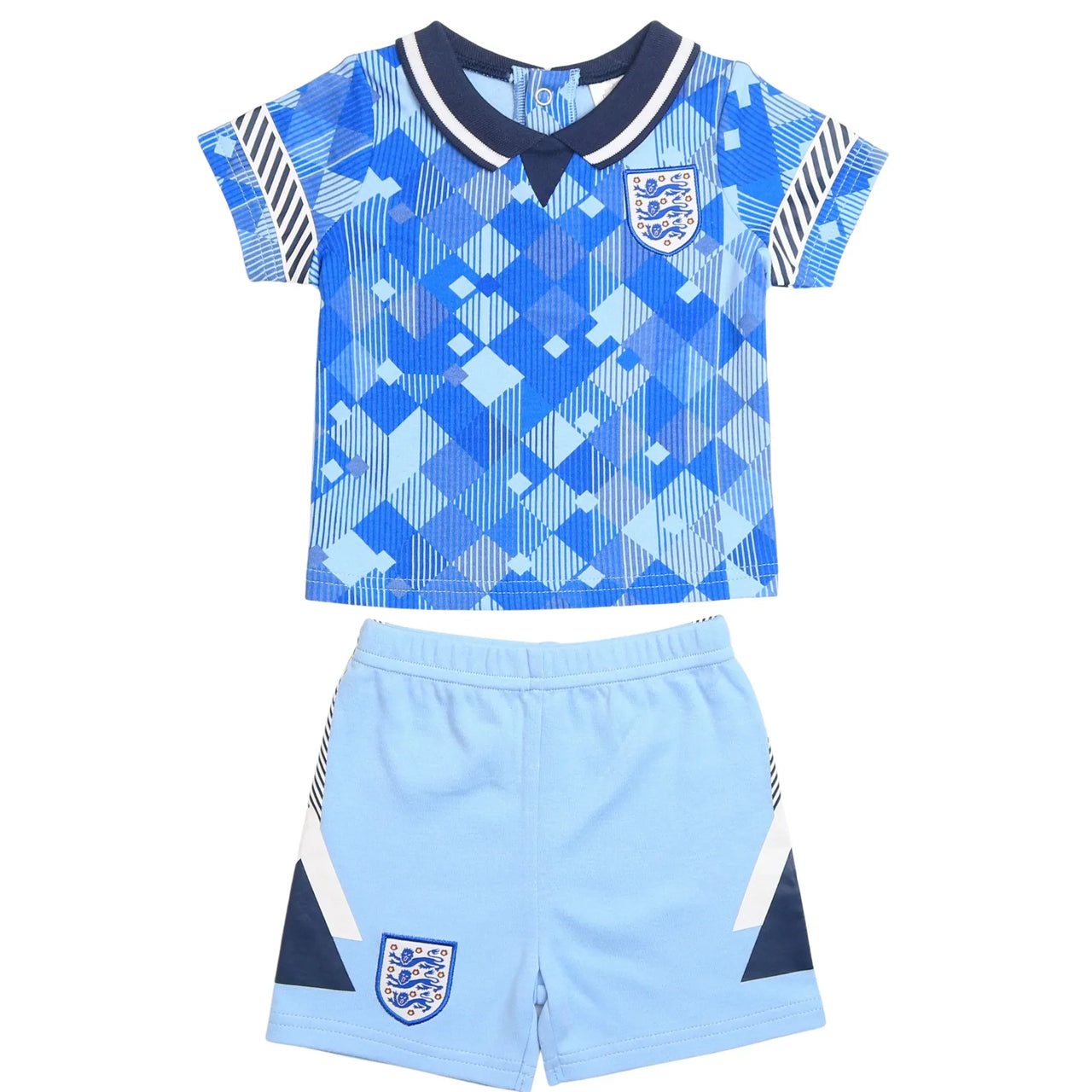 England Football 1990 Retro Third Kit Baby T-Shirt & Shorts Set
