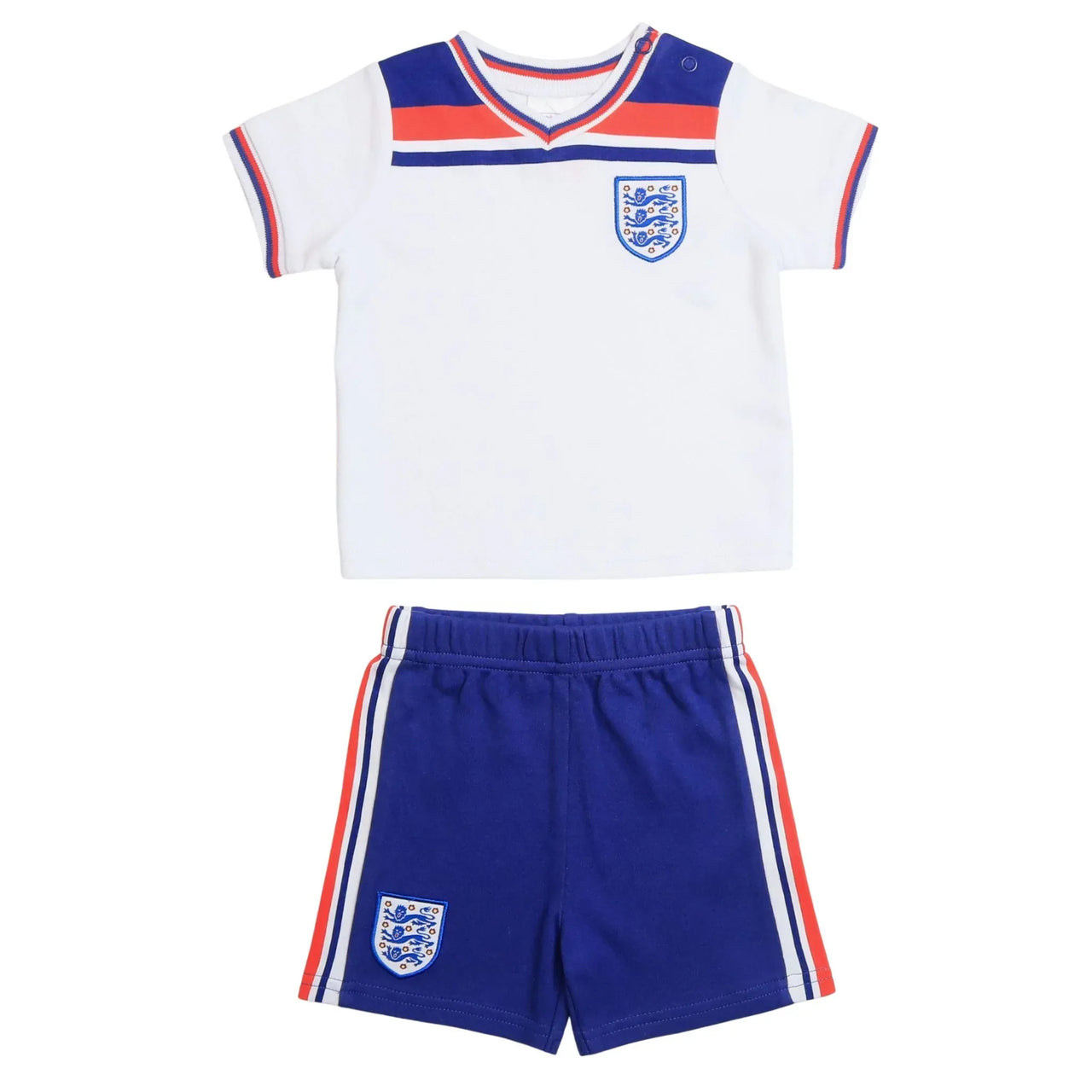 England Football 1982 Retro Home Baby T-Shirt & Shorts Set
