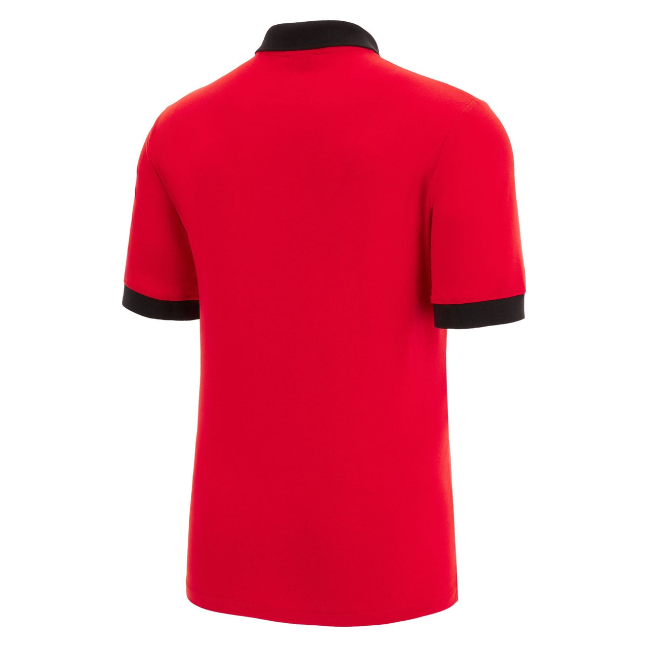 Macron Wales Rugby World Cup 2023 Kids Piquet Polo Shirt | Red/Black