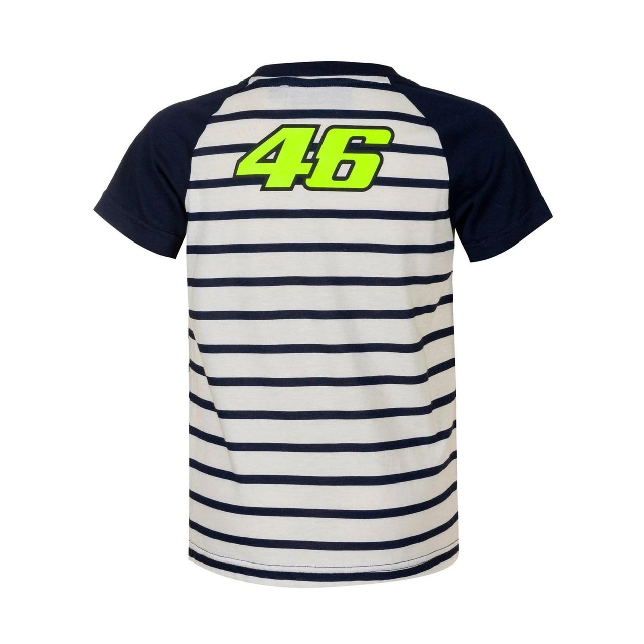 Valentino Rossi VR46 Kid's Motina Stripe T-Shirt | White | 2021