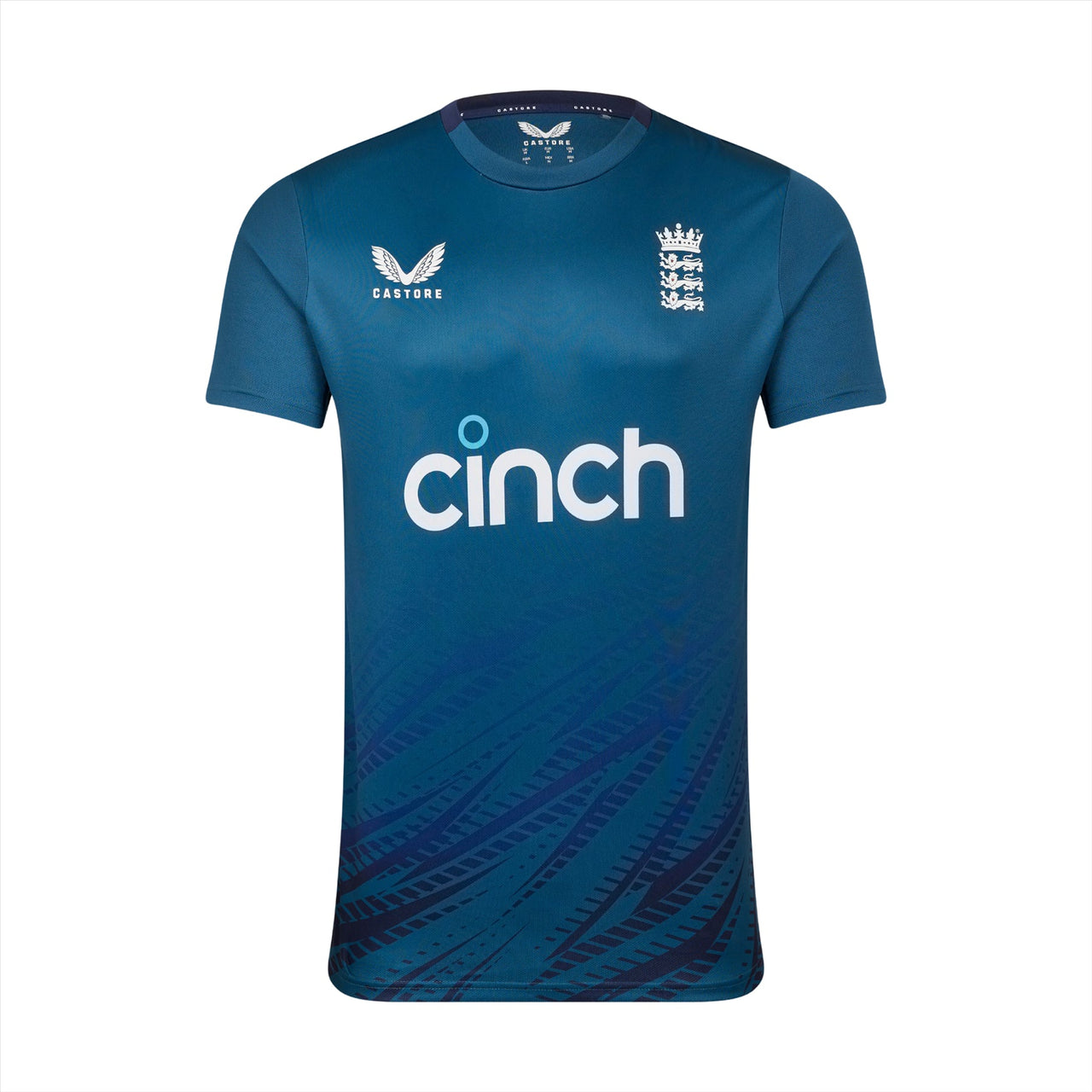 England Cricket Junior Training  Poly T-Shirt | Blue | 2023
