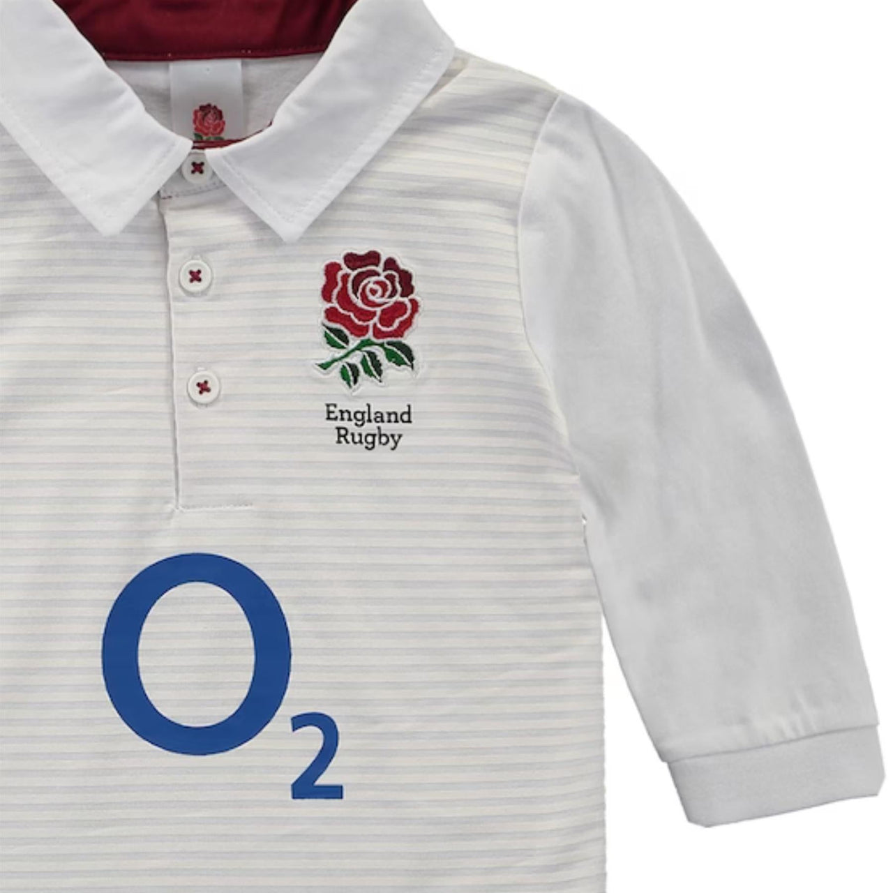 England RFU Rugby Baby/Toddler Rugby Shirt | White | 2023/24
