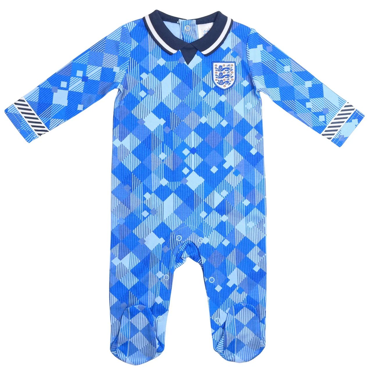 England Football 1990 Retro Third Kit Baby Sleepsuit