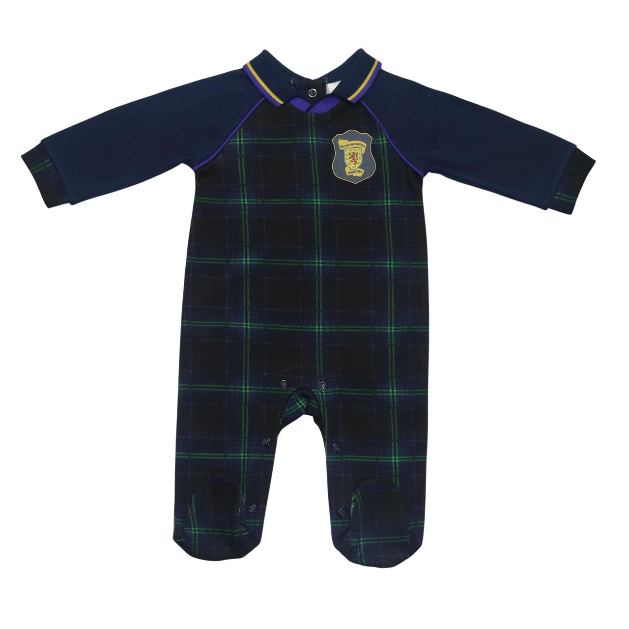 Scotland Football 1996 Euros Retro Baby Sleepsuit