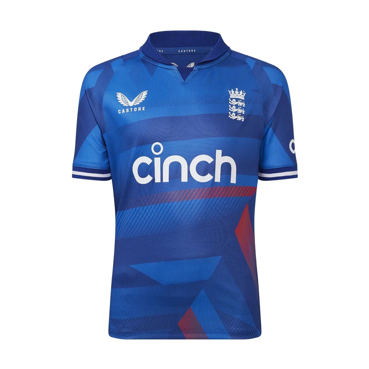 England Cricket Junior ODI Replica Short Sleeve Shirt | Blue | 2023