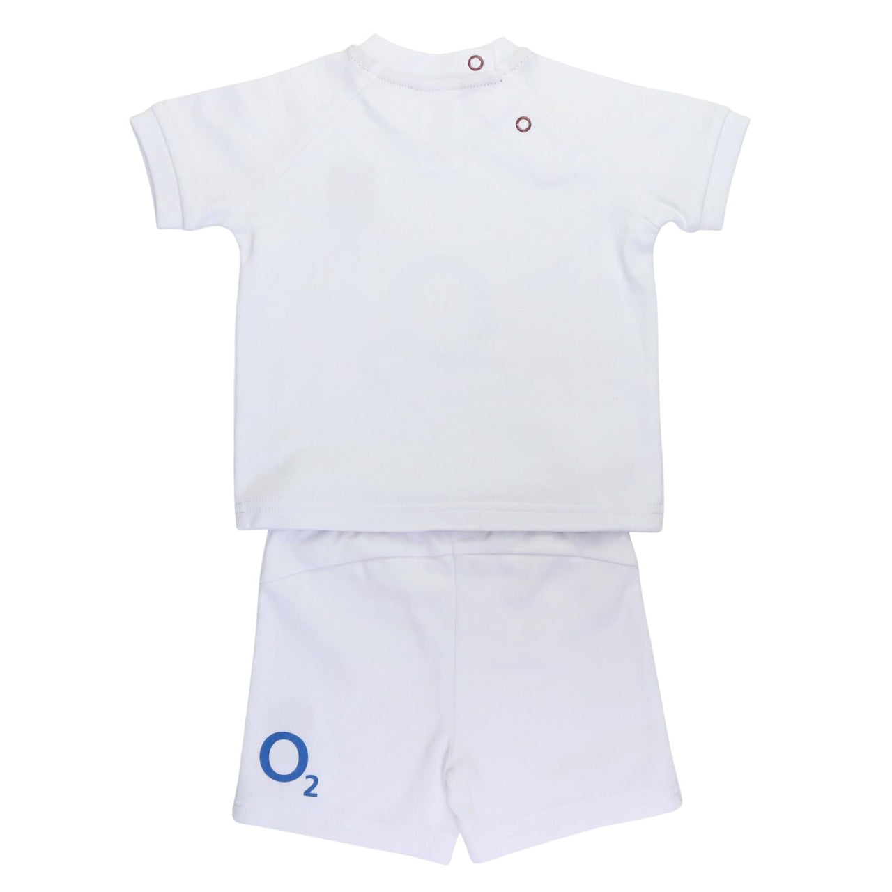 England RFU Rugby Baby/Toddler T-Shirt & Shorts Set | White | 2023/24