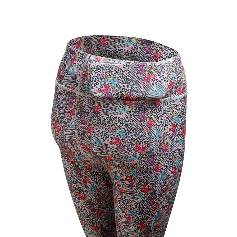 Blossom Yoga Butt A Fly Zebra Print Leggings