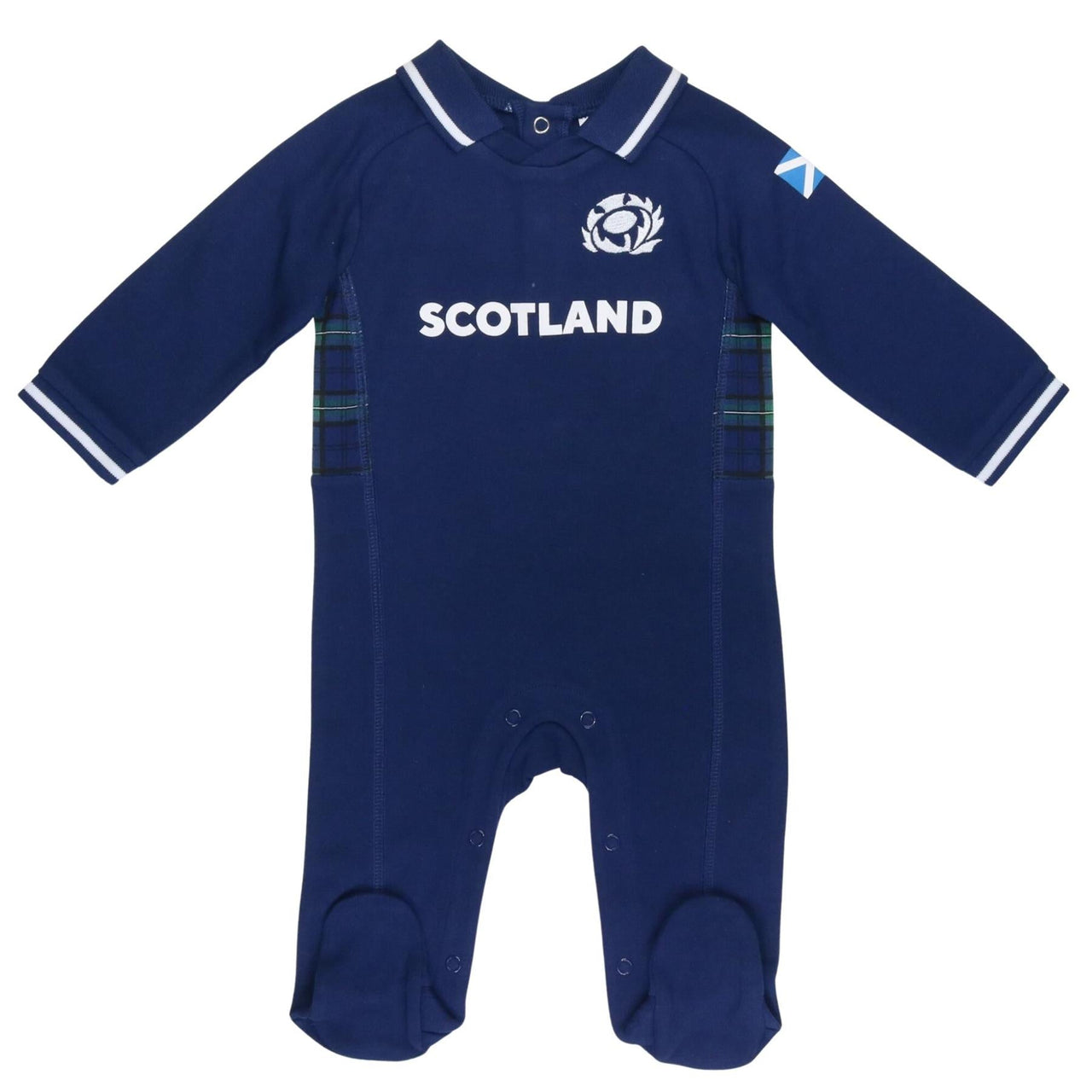 Scotland SRU Rugby Baby Sleepsuit | Navy | 2023/24